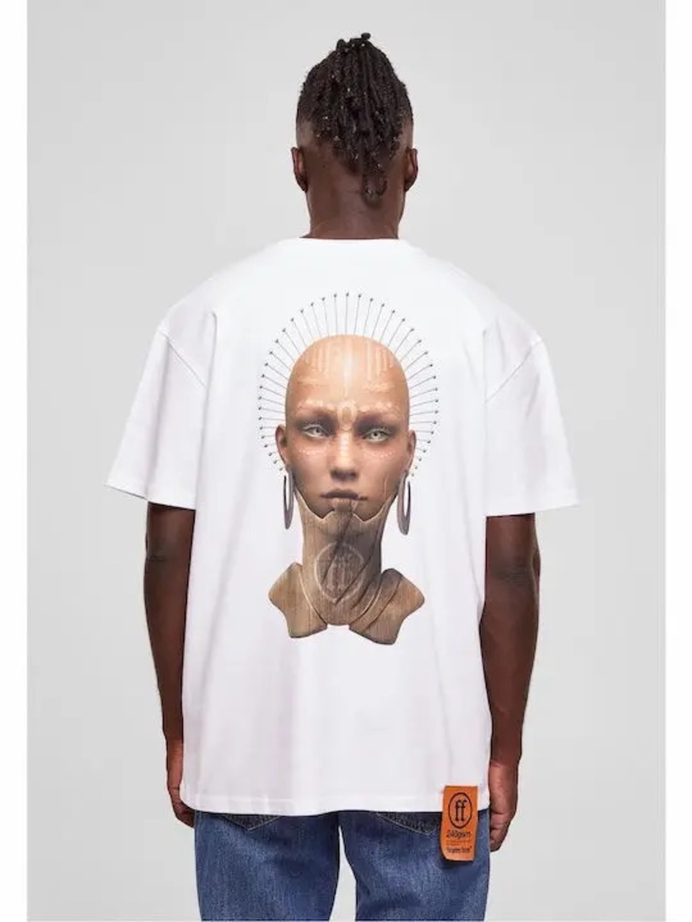 Forgotten Faces APOCALYPTO HEAVY size XL Graphic Back-Print White Men's T-Shirt